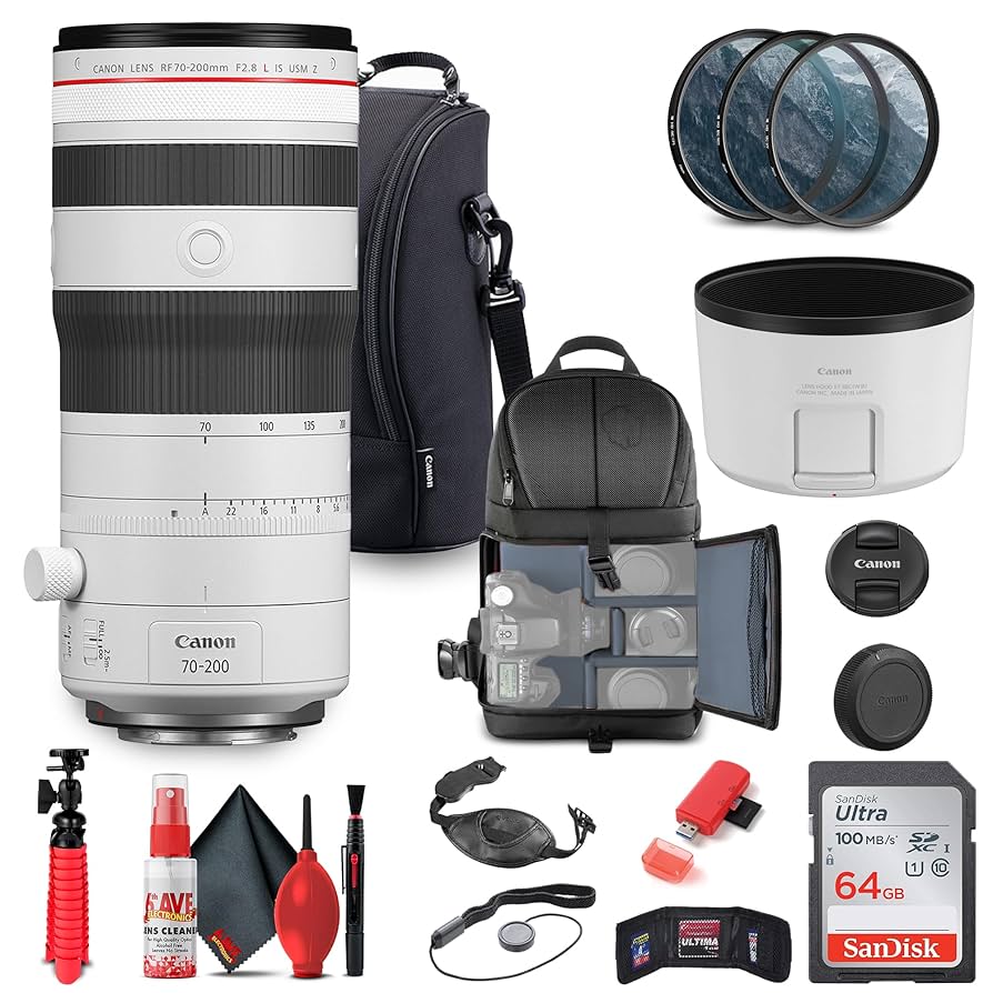 【美品】Canon RF 70-200mm F4 L IS USM Canon RF70 200mm F2.8L IS USM Telephoto Zoom Lens for EOS R